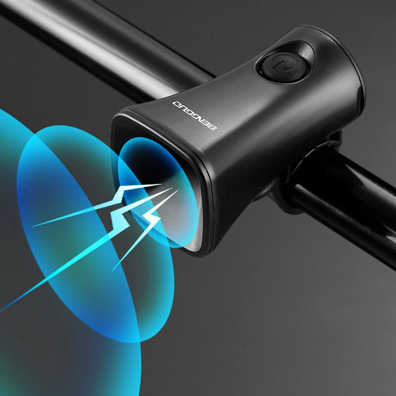 (image for) 120dB Loud Electric Bicycle Horn IPX4 Water-resistant with Battery Bike Bells