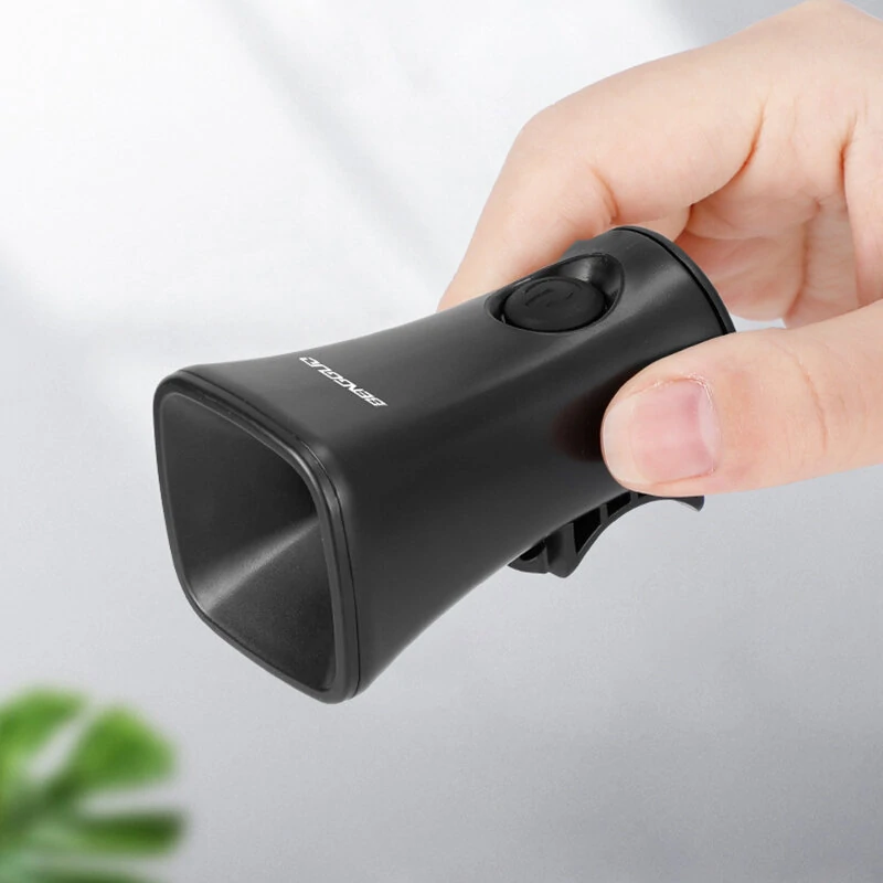 (image for) 120dB Loud Electric Bicycle Horn IPX4 Water-resistant with Battery Bike Bells