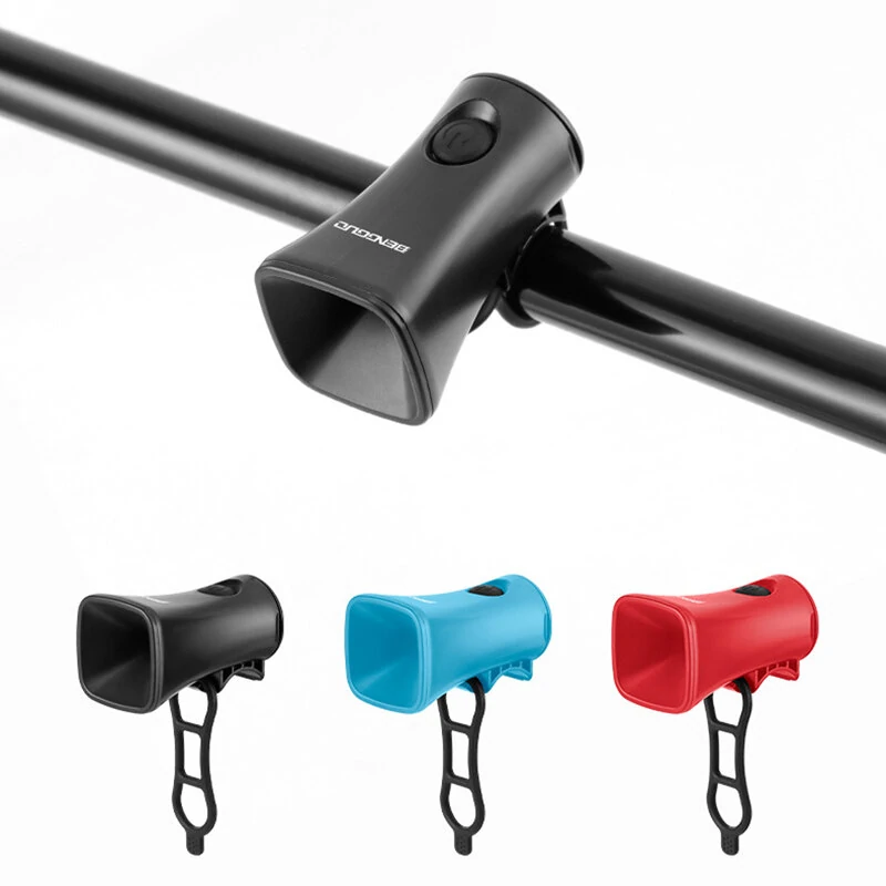 (image for) 120dB Loud Electric Bicycle Horn IPX4 Water-resistant with Battery Bike Bells