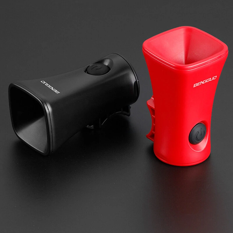 (image for) 120dB Loud Electric Bicycle Horn IPX4 Water-resistant with Battery Bike Bells
