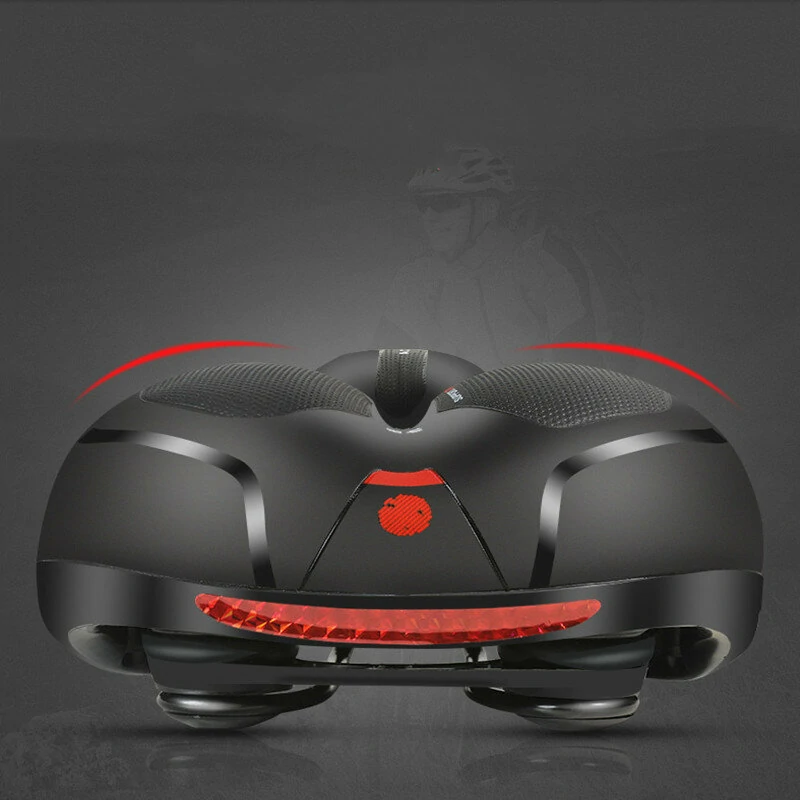 (image for) 1pc Comfortable Breathable Bike Cushion Seat With Double-sided Shock Absorption Ball Suitable For Mountain Bike