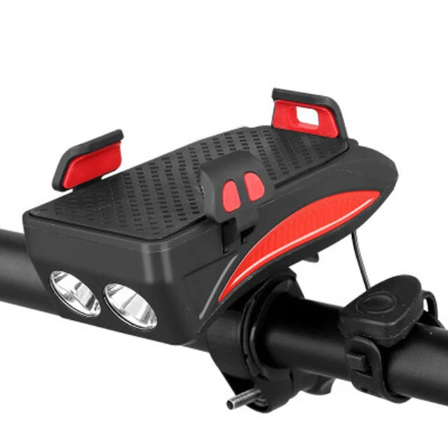 (image for) 4in1 4000mAh Bicycle Lights USB LED Rechargeable MTB Road Bike Waterproof Cycling Front Headlights Lamp