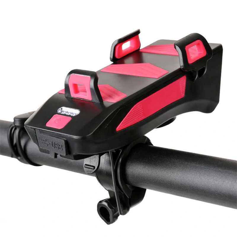 (image for) 4in1 4000mAh Bicycle Lights USB LED Rechargeable MTB Road Bike Waterproof Cycling Front Headlights Lamp