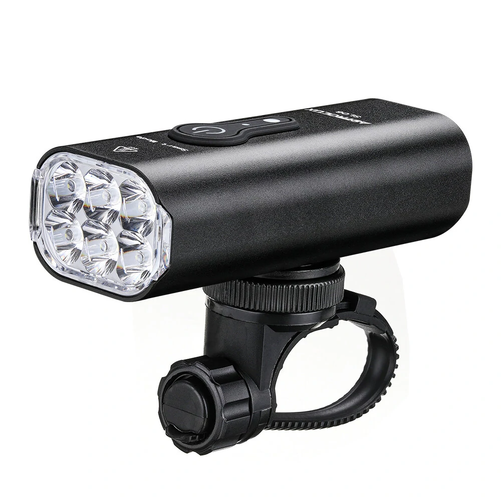 (image for) Astrolux® SL06 2000Lm Brightness & Vibration Smart Sensing Bike Headlights 6 LED 4800mAh Battery IPX6 Waterproof 6 Light Modes Type-C USB Rechargeable Aluminum Alloy Front Light for Elect