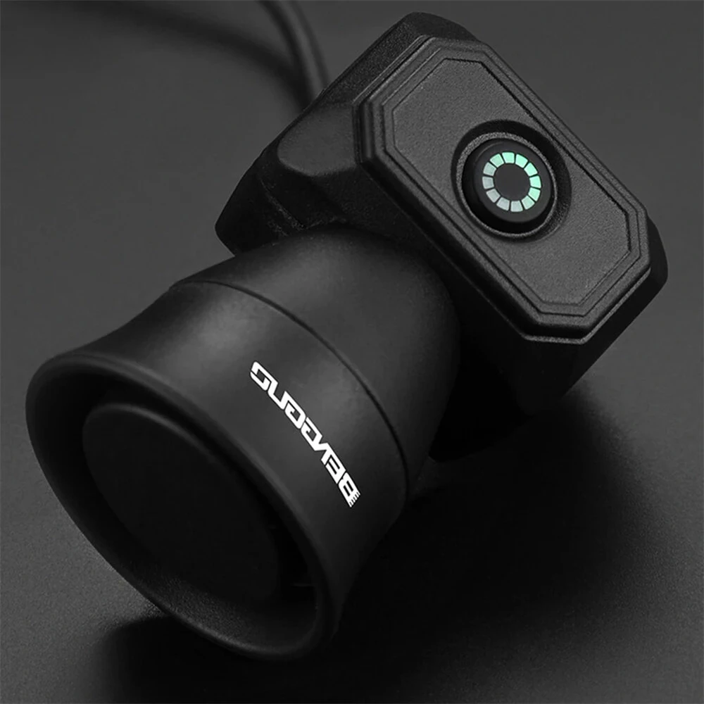 (image for) BENGGUO Bicycle Horn 120dB High Sound Bike Bell Horn 5 Light Modes 200mAh Type-C Waterproof Electric Horn for Cycling